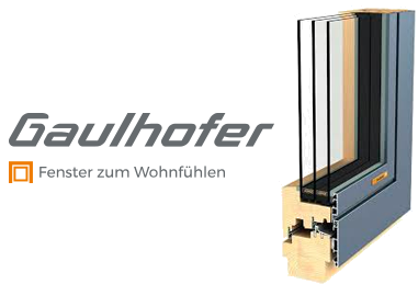 Pfeifer Fenster - Gaulhofer logo mit Inline Profil